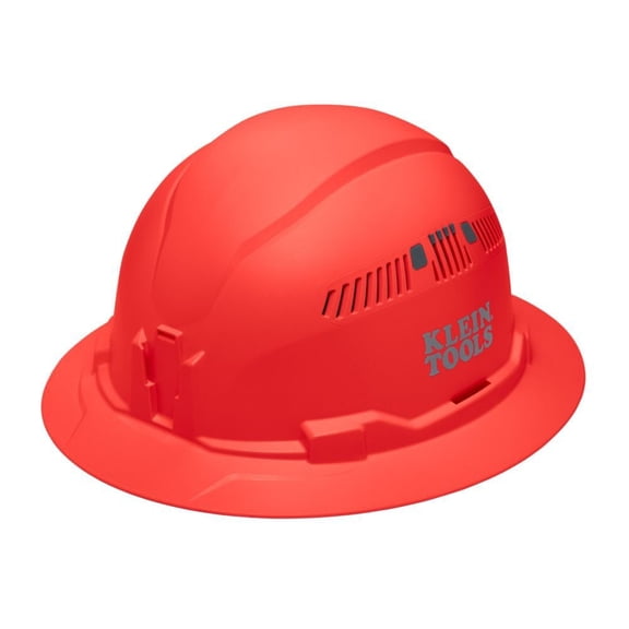 Klein Tools Full Brim Style Vented Hard Hat Orange