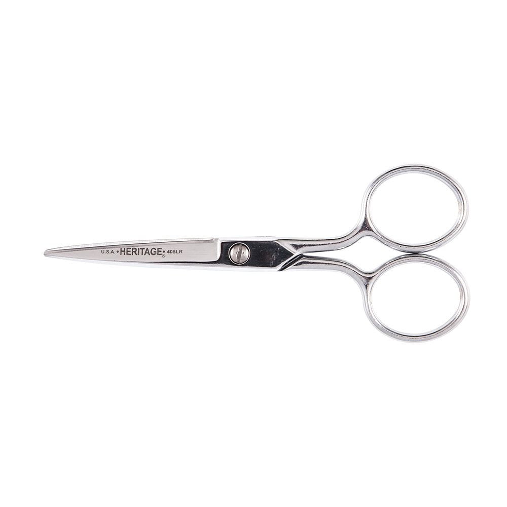 Klein Tools G405LR 5 in. Embroidery Scissor with Large Ring