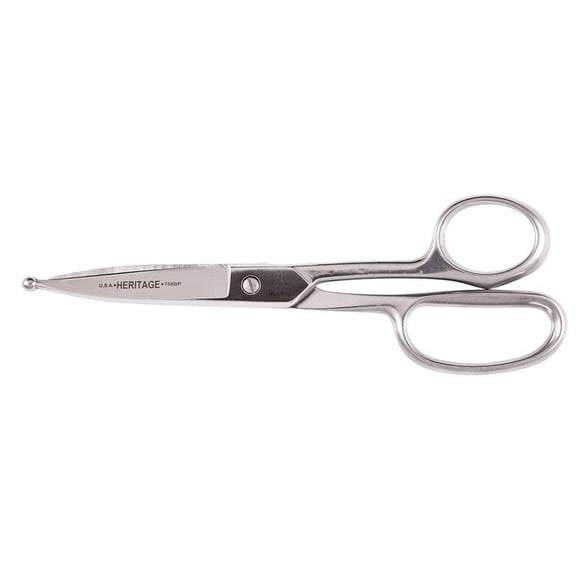 Klein Tools G758BP 8 in. Straight Stainless Trimmer with Ball Point