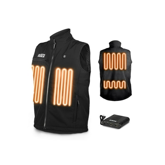 Klein Tools Heated Base Layer Vest Kit, Medium