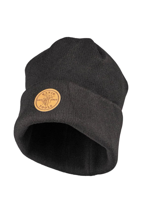 Heavy Knit Hat Black