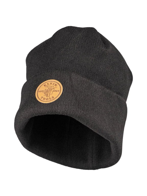 Heavy Knit Hat Black