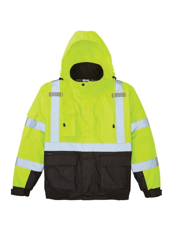 Hi Viz Winter Bomber Jacket Large