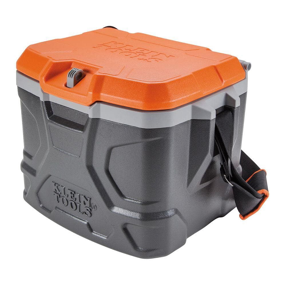 Klein Tools 17 qt. Large Hard Sided Cooler with Locking Storage