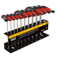 thumbnail image 1 of Klein Tools Hex Key Set, SAE T-Handle, 4-Inch, with Stand, 10-Piece, 1 of 9