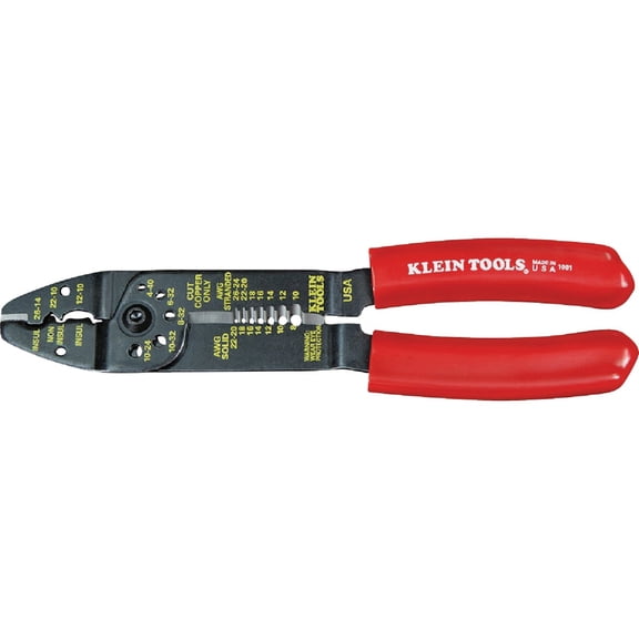 Klein Tools Klein All-Purpose Electrician Crimper & Stripper - Pack of 8