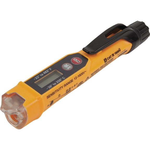 Klein Tools Klein Voltage Tester With Thermometer - Pack of 8