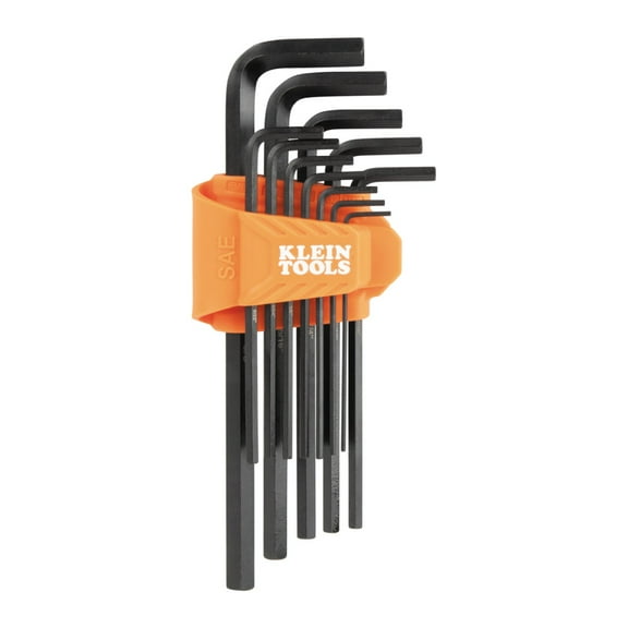 Klein Tools Sae L-Style Long Hex Key Set 12 Pc