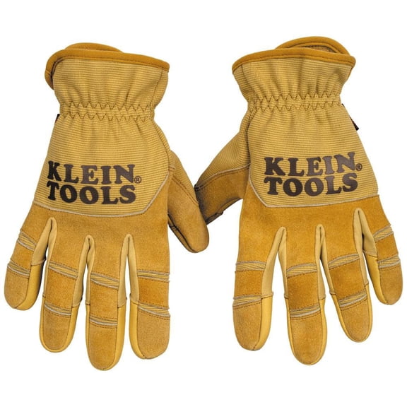 Klein Tools Leather All Purpose Gloves, Large