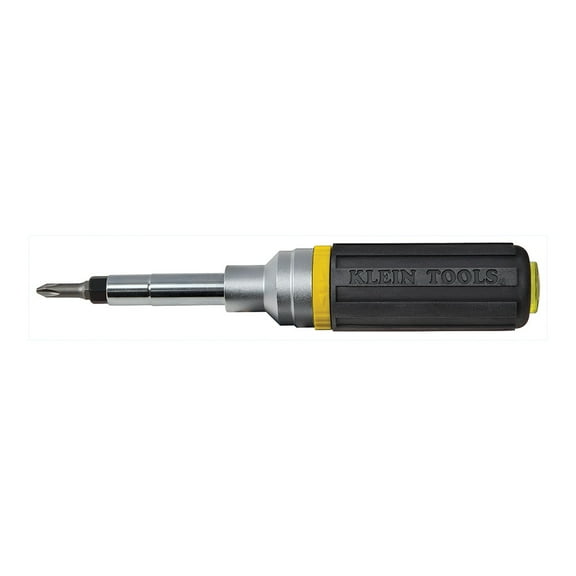 Klein Tools Multi-Bit Ratchet Screwdriver, 7.9", 0.48lb
