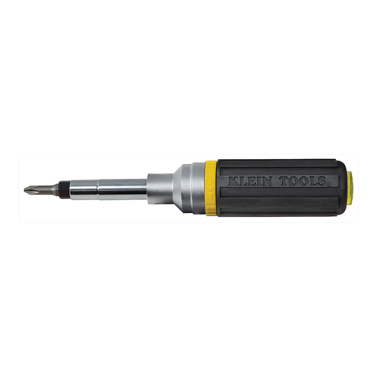 Klein Tools 32558 - Multi-Bit Ratcheting Screwdriver/Nut Driver