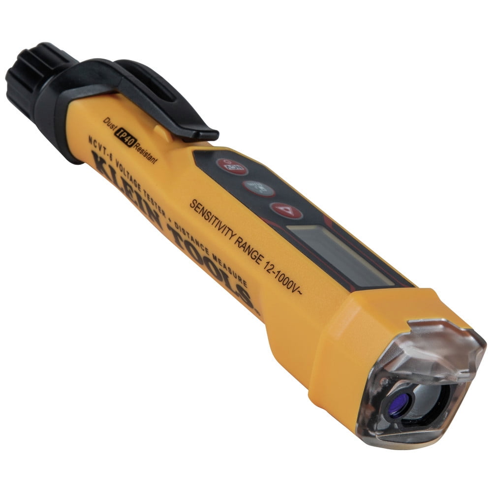 Klein Tools Non-Contact Voltage Tester Pen With Laser Distance Meter, 12 To 1000V Ac