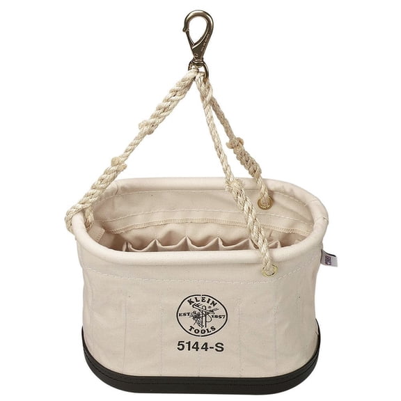 Klein Tools Oval Bucket W/15 Interior Pockets