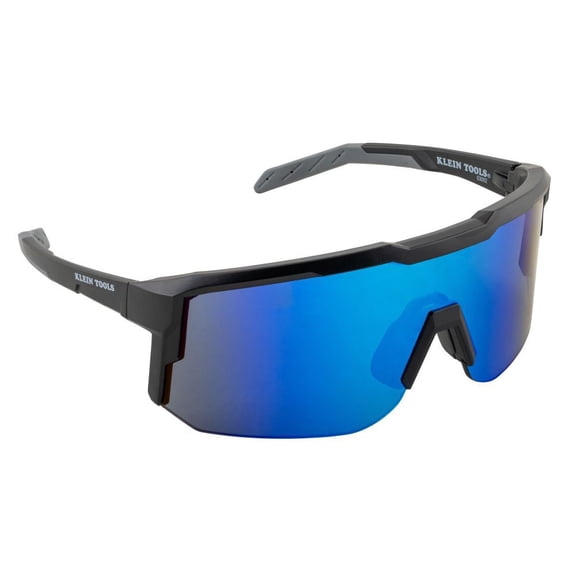 Klein Tools Polarized Blade Safety Glasses Black Frame Blue Lens
