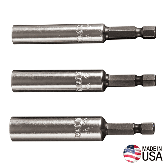 Klein Tools Power Nut Driver Set, 3-Pack