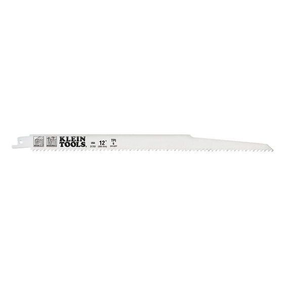 Klein Tools Recip. Saw Blades 12" 6 Tpi-5 Pk