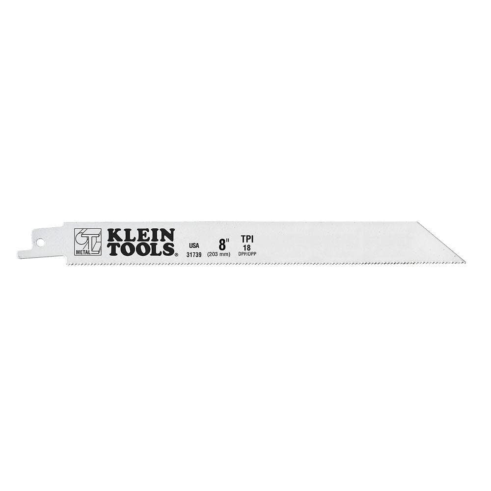 Klein Tools Recip. Saw Blades 8" 18 Tpi-5 Pk