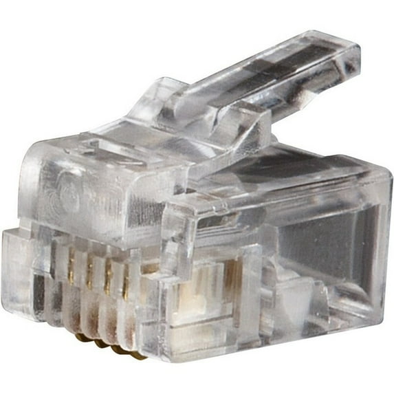 VDV826-601 modular plug - rj11 6p4c 25-pack