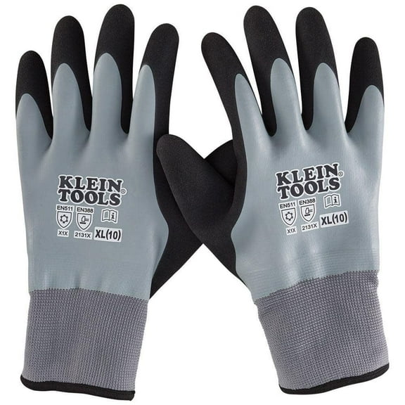 Klein Tools Thermal Dipped Gloves Xl