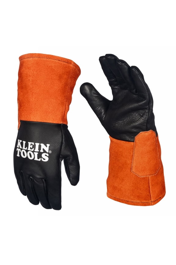 Tig Welding Gloves Black And Orange Large
