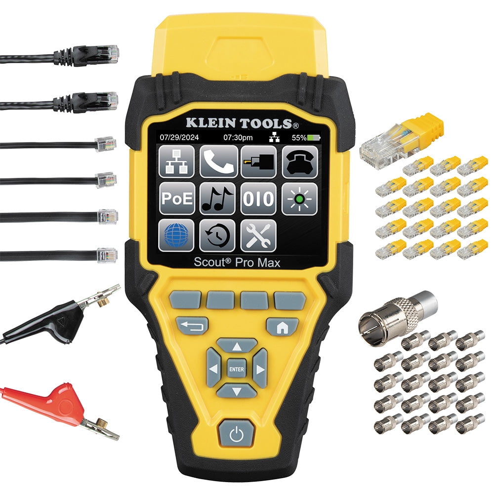 Klein Tools Scout Pro Max Cable Tester Set