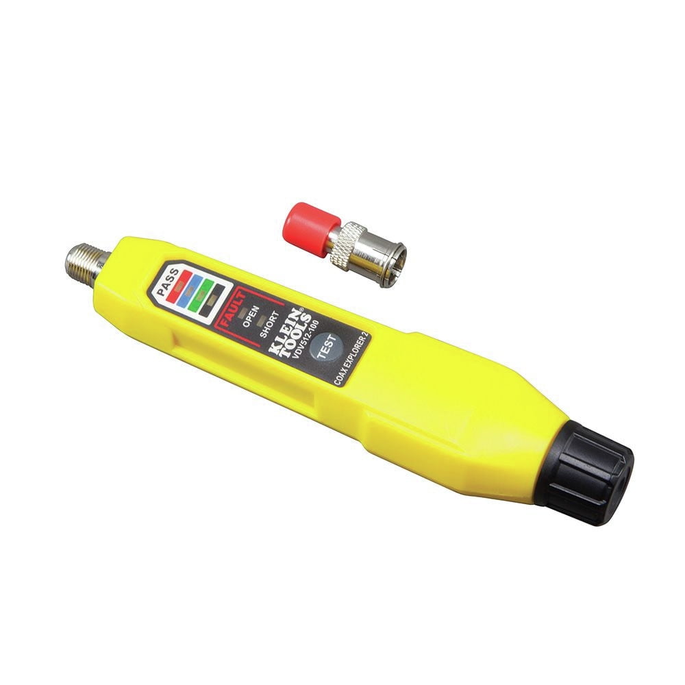 Klein Tools VDV512-100 Coax Explorer 2 Cable Tester with Batteries and Red Remote