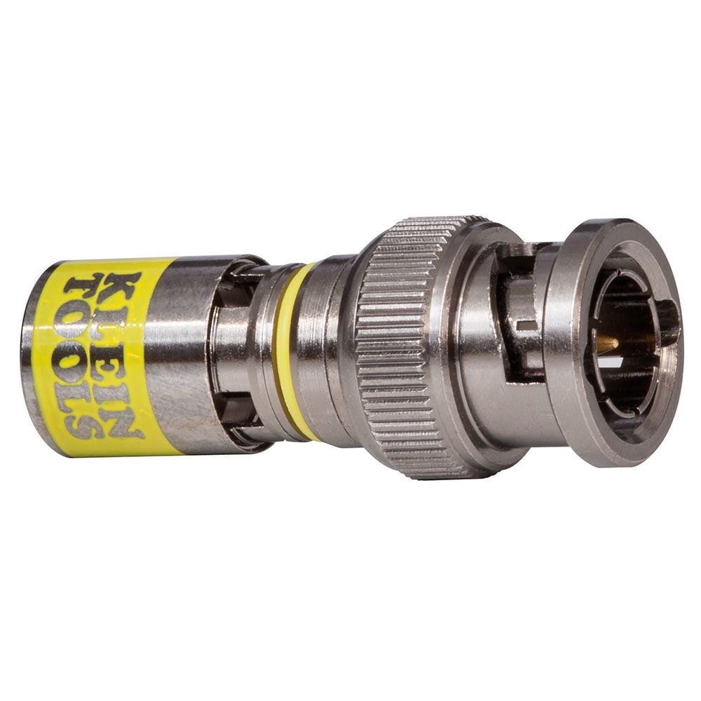 Klein Tools VDV813-613 Universal Compression Male BNC-Connector for RG6/6Q Coaxial Cables (35-Pack)