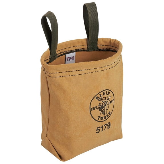 Klein Tools Water-Repellant Canvas Pouch W/loop