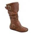 thumbnail image 1 of Klein Women's Adult Fashion Zipper Buckle Slouch Casual Flat Heel Mid Calf Round Toe Boots, 1 of 2