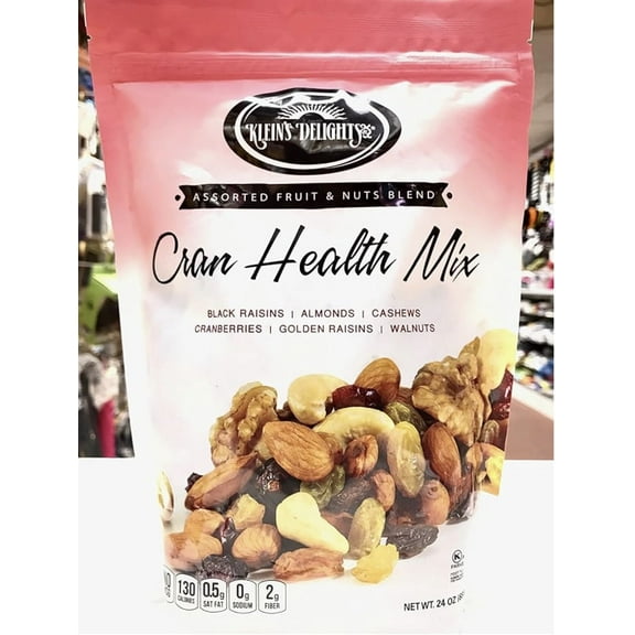Klein's Delight Assorted Fruit and nuts Blend (Cran Health Mix 24 ounce)