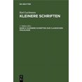 thumbnail image 1 of Kleinere Schriften Zur Classischen Philologie, (Hardcover), 1 of 1