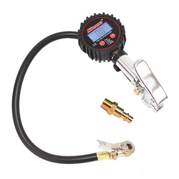 Kleinn 59830 Universal Tire Inflator W/ 160 PSI Digital Gauge & Pressure Relief
