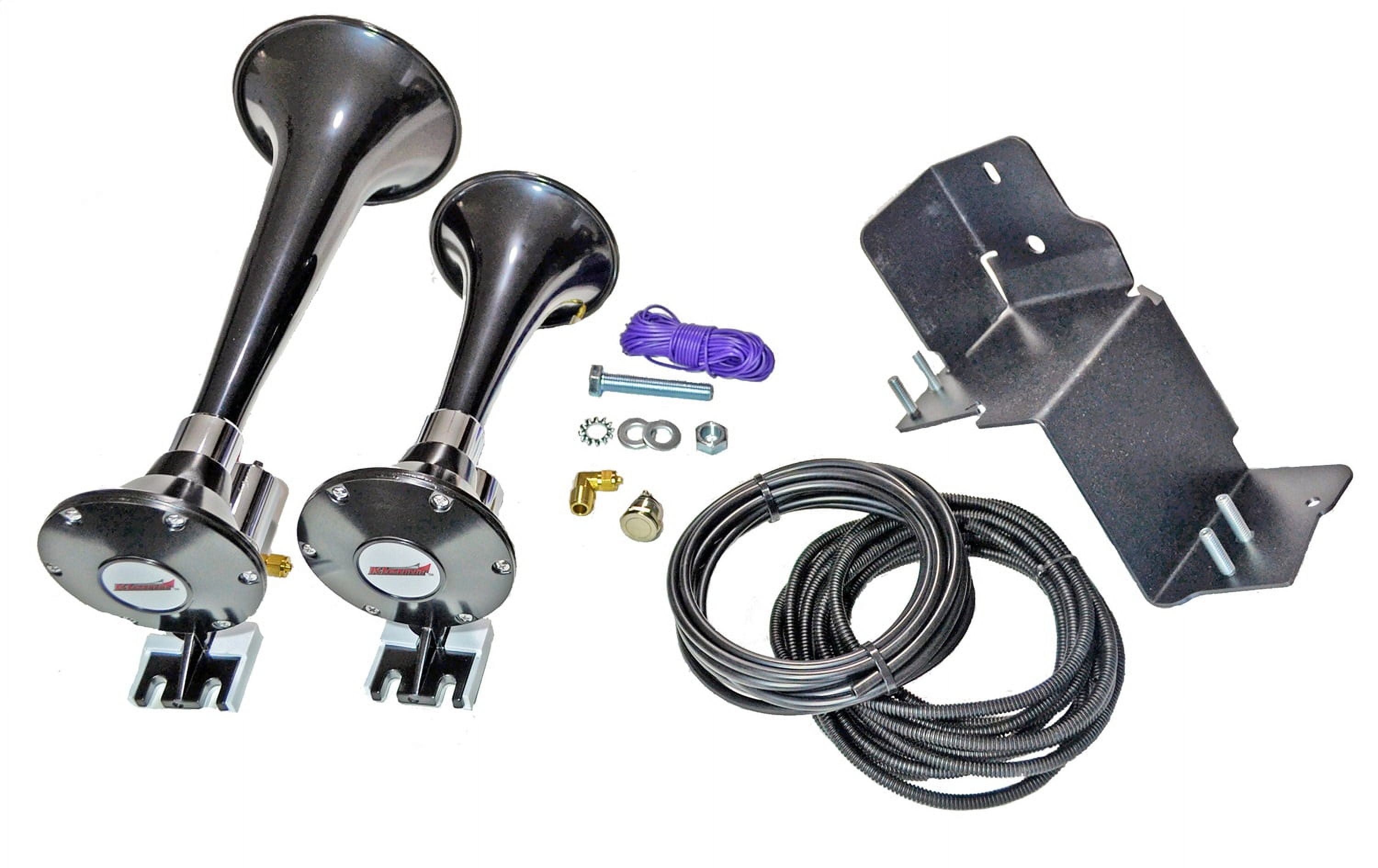Kleinn Automotive Air Horns JL220 Train Horn Kit Fits 1819 Wrangler