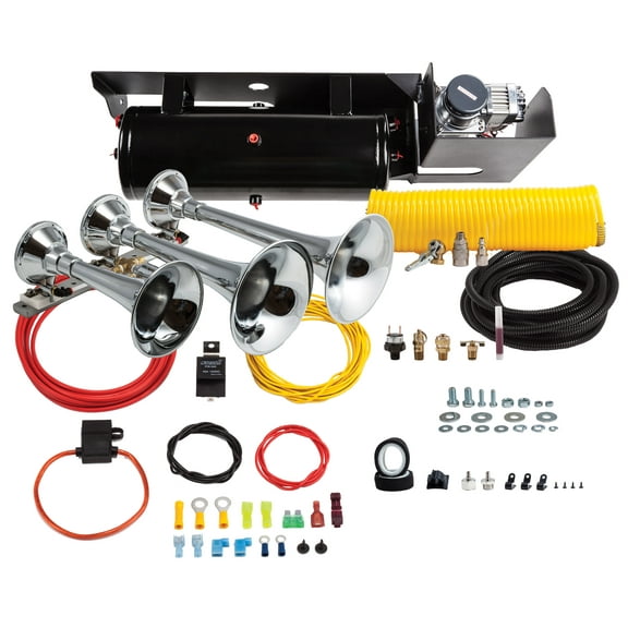 Kleinn Automotive Air Horns SDKIT-634 Train Horn And Onboard Air System w/Horn Fits select: 2011-2016 FORD F250, 2011-2015 FORD F350