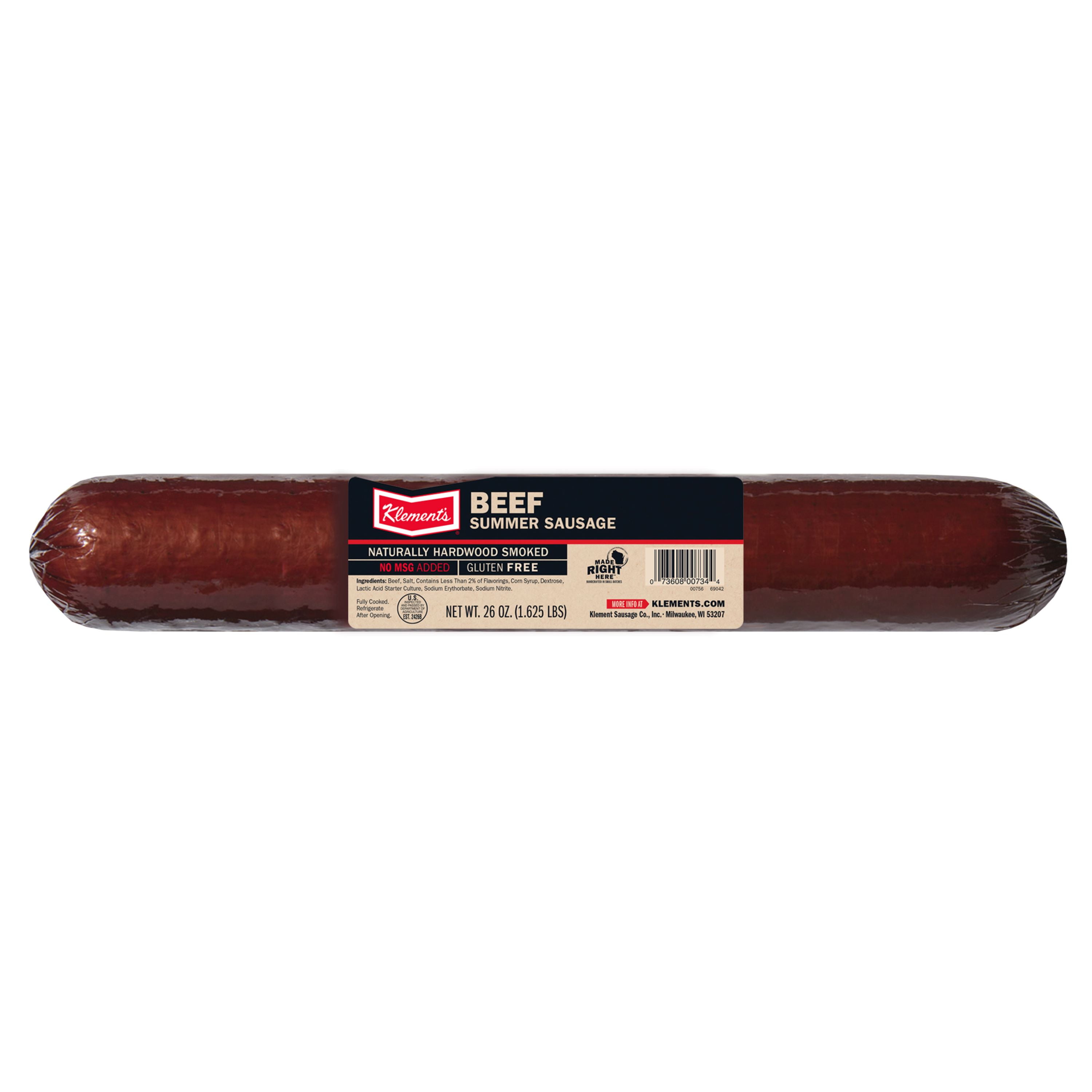 Klement's Beef Summer Sausage, 26 oz