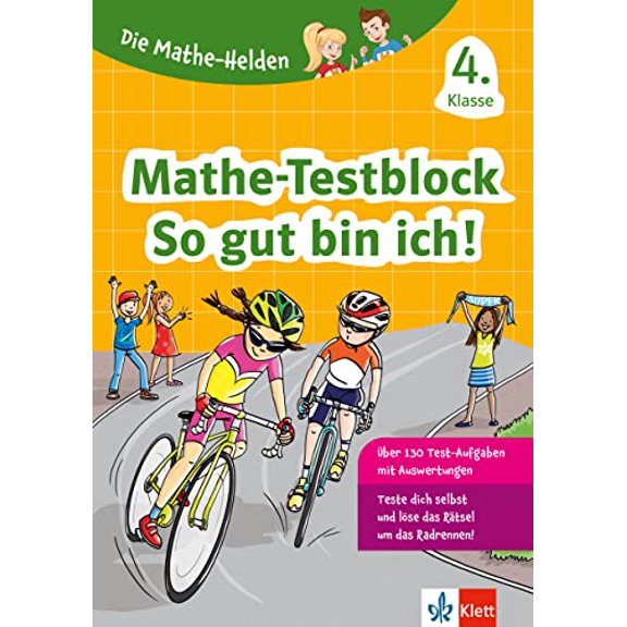 Klett Die Mathe-Helden: Mathe-Testblock 4. Klasse (Hardcover)