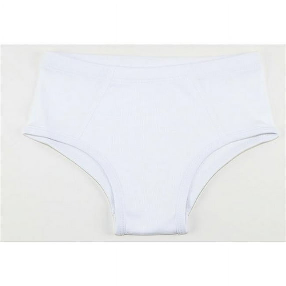 Klever Kids FW12-B05-SNOW-6 Boys Solid Briefs, 6 Years, Snow
