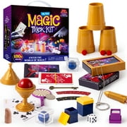 Klever Kits 180+ Magic Set- My First Magic Trick Kit for Kids Aged 6+ Easy Tricks of Magic Wand, Illusion Cards and Magic Box