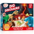 thumbnail image 1 of Klever Kits 3-in-1 Dinosaur Fossil Dig Kit STEM Learning Toys with Glow in The Dark Dinosaurs Toy and Sensory Play Sand, Gift for Kids Aged 6+, 1 of 10