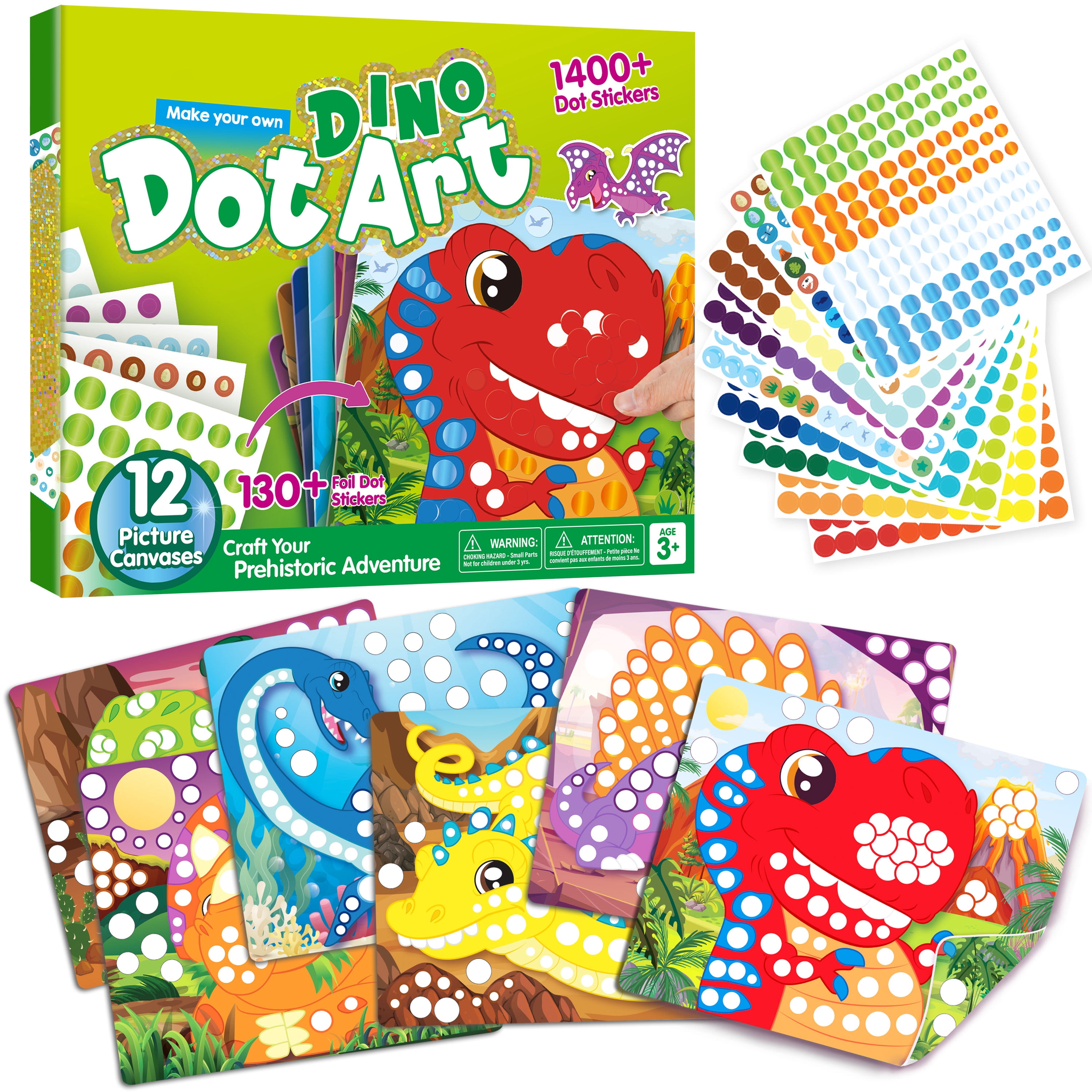 Joyfy Dot Art Kit for Kids Ages 3-5, Toddler Creative Art Supplies ...