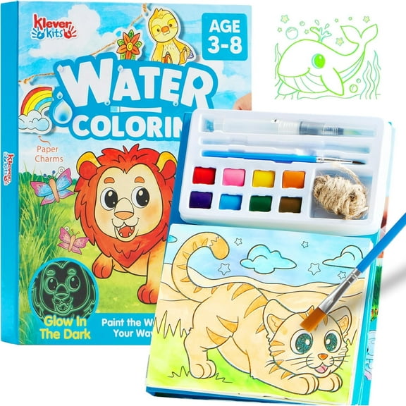 Kids Paint Book with Watercolor