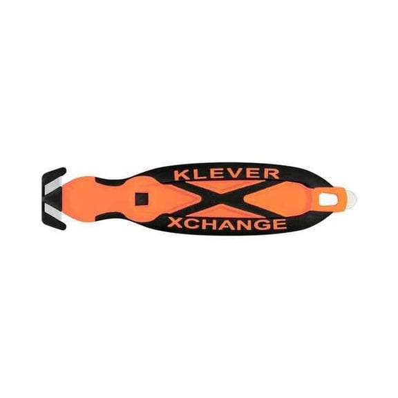 Klever Safety Cutter,6-1/2 in.,Black/Orange KCJ-XC-G