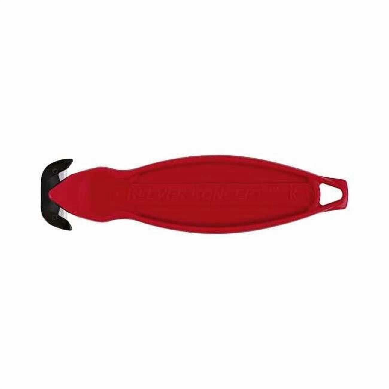Klever 5 3/4 in Polymer Safety Recessed Fixed Blade Safety Cutter, 10PK KCJ-2R