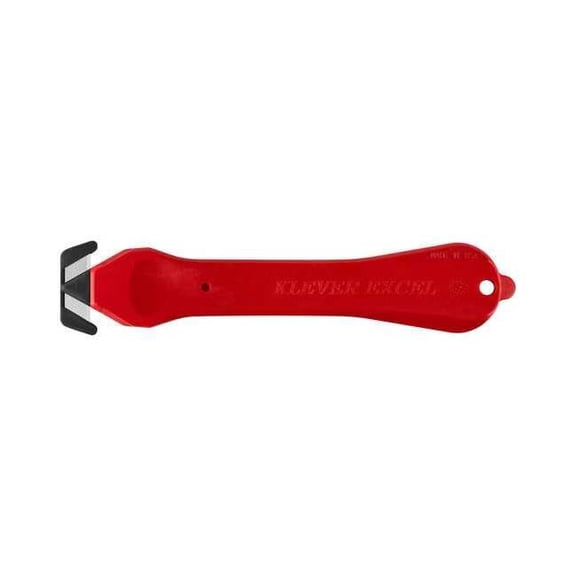 Klever Safety Cutter,Disposable,7 in.,Red,PK10 KCJ-4R-20