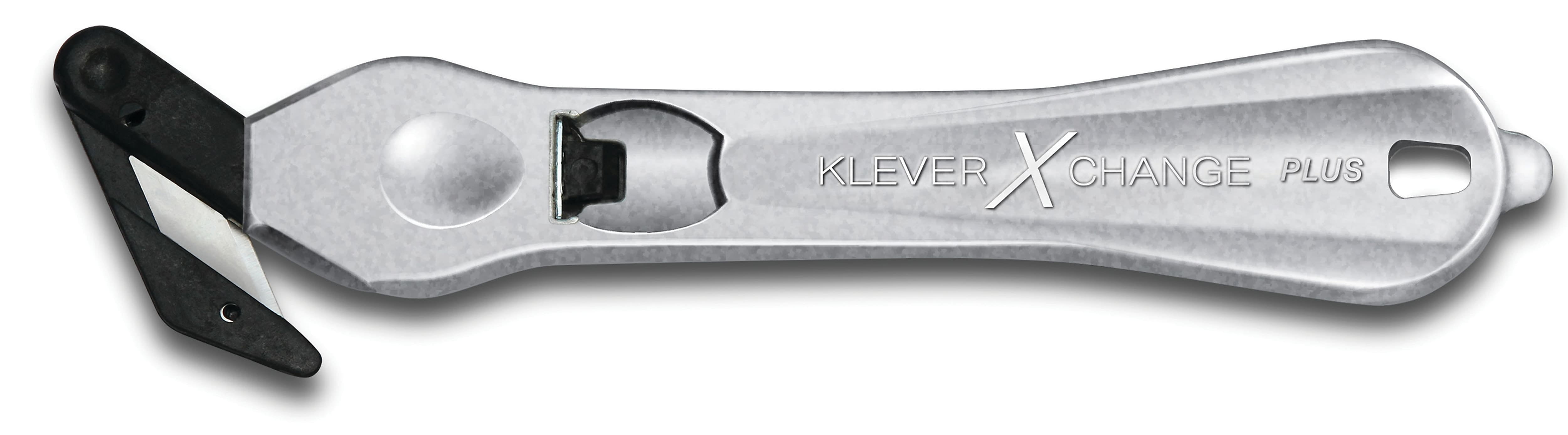 Klever X-Change PLUS 1-sided 7" Safety Cutter Metallic PLS-300XC-30