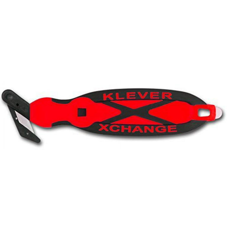 2 Pc Klever xchange box cutter,box opener,carton cutter,comes with 1 extra  blade