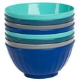 Klickpick Home 6 Inch Plastic Bowls Set of 828 ounce Large Plastic
