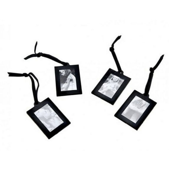 Klikel 1.125 x 2.625 in Black Hanging Picture Frame (4 Count)