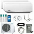 thumbnail image 1 of Klimaire 3-Zone Ductless Mini-Split Heat Pump AC 27,000 BTU, Wall Mounted (12K + 12K + 12K BTU), 23.5 SEER2, All-Inclusive Installation Kits, 1 of 6