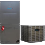 Klimaire 4 Ton Inverter Heat Pump System 48,000 BTU Central Ducted HVAC Split System w/ Air Handler & Outdoor Condenser Variable Speed | R454B
